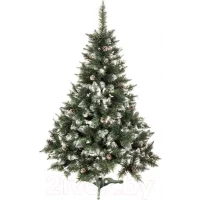 Ель искусственная Ritm Сказка серебристая / ЯШС180 (1.8м, зеленая с белыми концами)