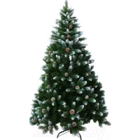 Ель искусственная Merry Bear Моника с шишками и снегом / SYSA-0220322 (2.4м)