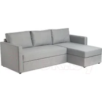 Диван угловой Mio Tesoro Тилаус короткий подлокотник (Grey)