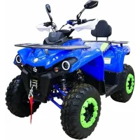 Квадроцикл Motax Grizlik 200 Ultra (черный/синий)