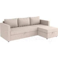 Диван угловой Mio Tesoro Тилаус короткий подлокотник (Cream)