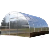 Теплица КомфортПром 3.3x8м(0.67) / 10014092 (с поликарбонатом)